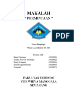 MAKALAH PERMINTAAN