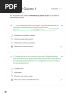 AE4 Part 1 Quiz No. 1