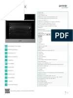 BO799S50X: Built-In Single Oven