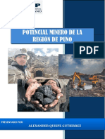 Informe del Potencial Minero de PUNO