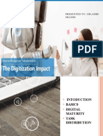 Digital Maturity Process and Task Distribution