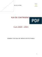 Pla de Contingència - Curs 2020-2021