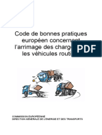 UIRR - Code de Bonnes Pratique Européen Concernant L'arrimage Des Charges Sur Les Véhicules Routiers PDF