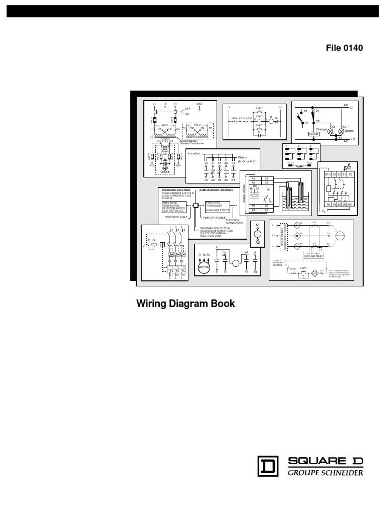 Square D Wiring Diagram Book | PDF | Switch | Relay