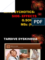 Antipsychotics: G.Soniya MSC (N) Iyr: Side-Effects