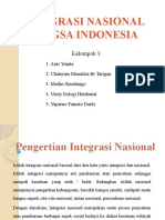 Kelompok 3 - Integrasi Nasional Bangsa Indonesia