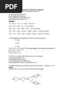 Formal Languages and Automation Assignment