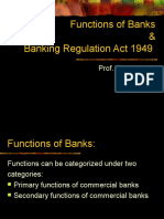 Functions of Banks & Banking Regulation Act 1949: Prof. Divya Gupta