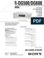 Service Manual: STR-DG500/DG600