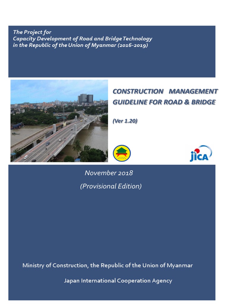 Myanmar Road and Bridge Management Guide | PDF | Quality Assurance | Bridge