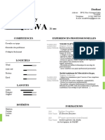 CV End Etudiant