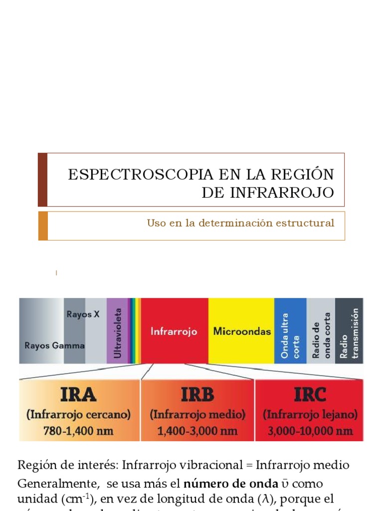 Espectroscopia en Infrarrojo Medio | PDF | Cetona | Espectroscopia ...