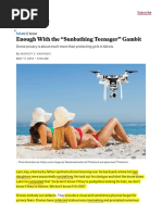 Drone Privacy Is About Much More Than Sunbathing Teenage Daughters