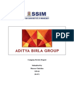 Company Review On Aditya Birla Group