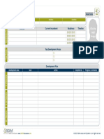 SIGMASuccession Development Plan - Fillable Form