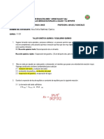 Taller Cinètica Química y Equilibrio Químico PDF