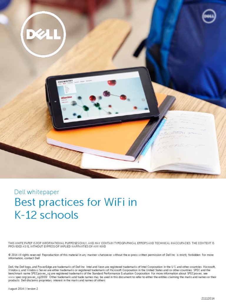 Dell Whitepaper - Best Practices For WiFi in K12 Schools - 11 2014 ...