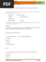 Download SoalBahasaInggris by fajarsaelan SN47799811 doc pdf