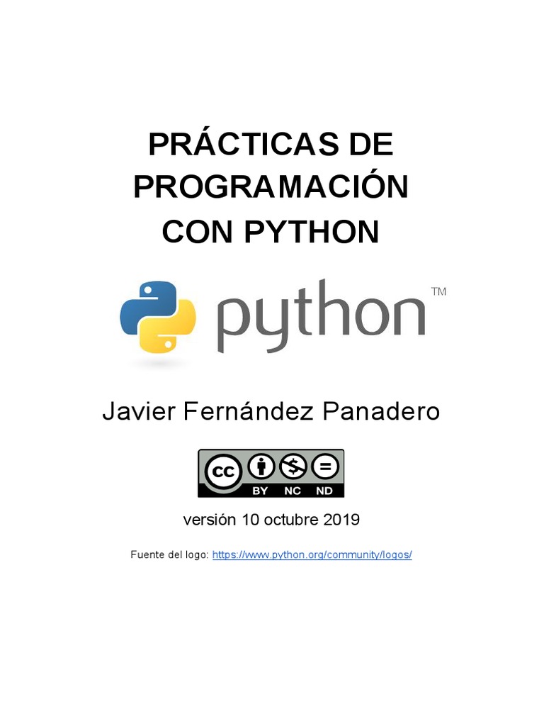Programando en Python PDF | PDF | Lenguaje de programación | Python ...