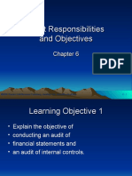 Audit Responsibilities and Objectives