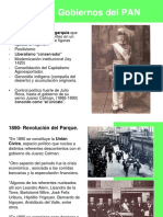 Gobiernos del PAN y el ascenso del movimiento obrero 1874-1916