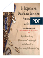 La Programación DIDÁCTICA EN ed. pRIMARIA