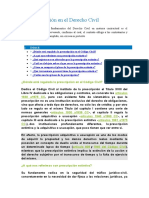 Prescripción extintiva en el Código Civil: plazos y efectos