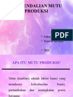 Pengendalian Mutu Produksi