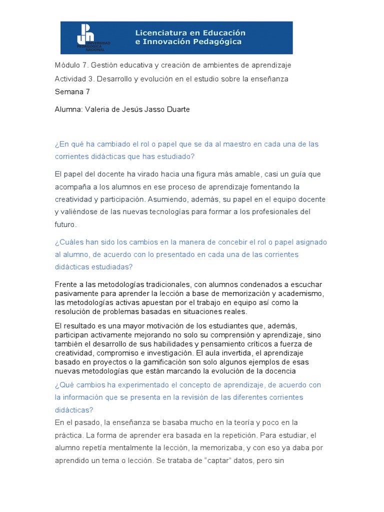Evolución del Rol Docente en la Enseñanza | PDF | Plan de estudios ...
