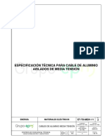 Et-Td-Me01-11 Cables Aislados Media Tensión PDF