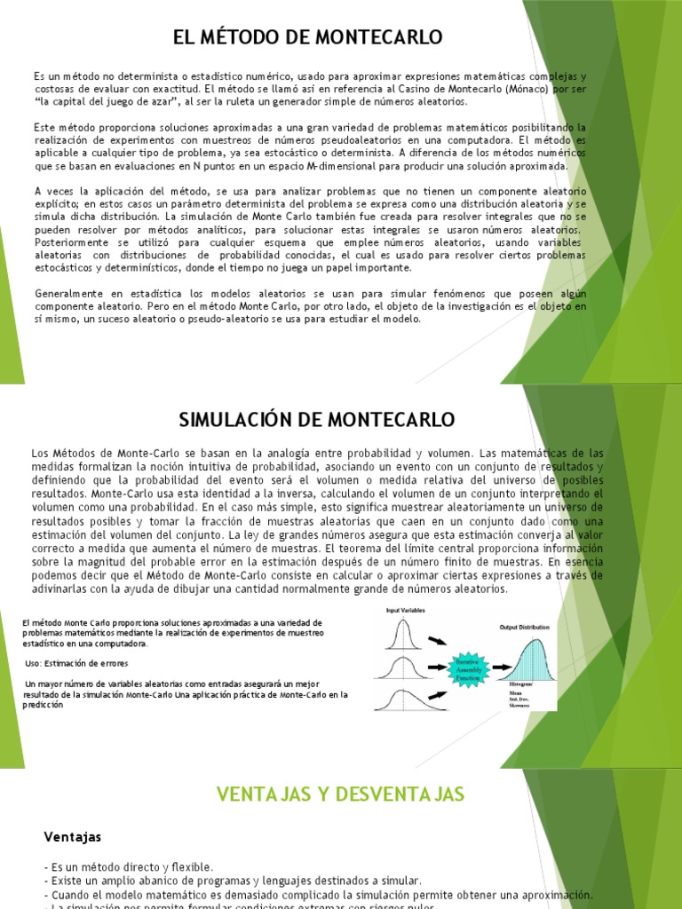 Simulación Montecarlo | PDF | Método Monte Carlo | Simulación