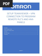 Setup Teamviewer - VPN Connection To Program Remote PLC'S and Hmi-Panels