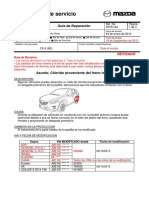 Guía de reparación para chirrido de freno trasero en Mazda CX-5