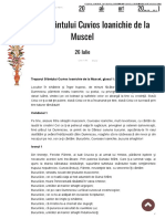 Acatistul Sfântului Cuvios Ioanichie de La Muscel - Doxologia PDF