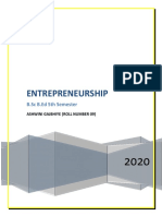 Entrepreneurship: B.SC B.Ed 5th Semester