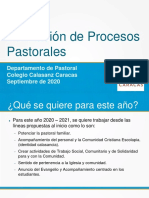 Presentación de Formacion de Procesos Pastorales