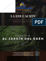 Lección de Escuela Sabática Adventista 2020 "LA EDUCACIÓN"