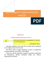 Continuación SISTEMA DE CALIDAD  HACCP