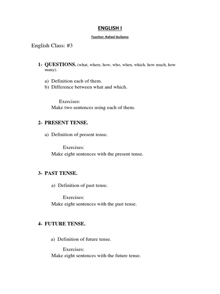 Clase #3 PDF | PDF | Language Arts & Discipline