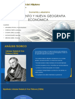 Crecimiento urbano y nueva geografía económica