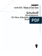 Schulhoff - Divertissement PDF
