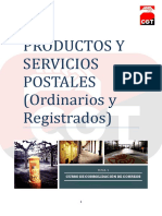 TemarioCGT2020 T1 Productos y Servicios Postales (Ordinarios y Registrados) PDF