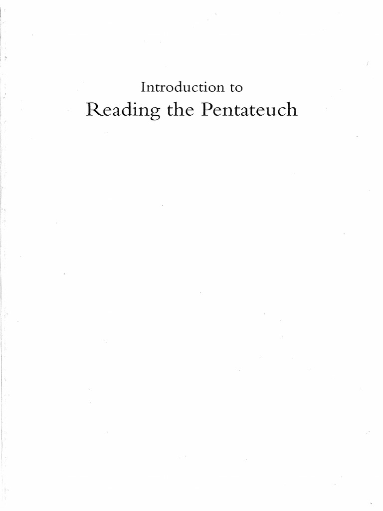 JeanLouis Ska Introduction To Reading The PentateuchEisenbrauns