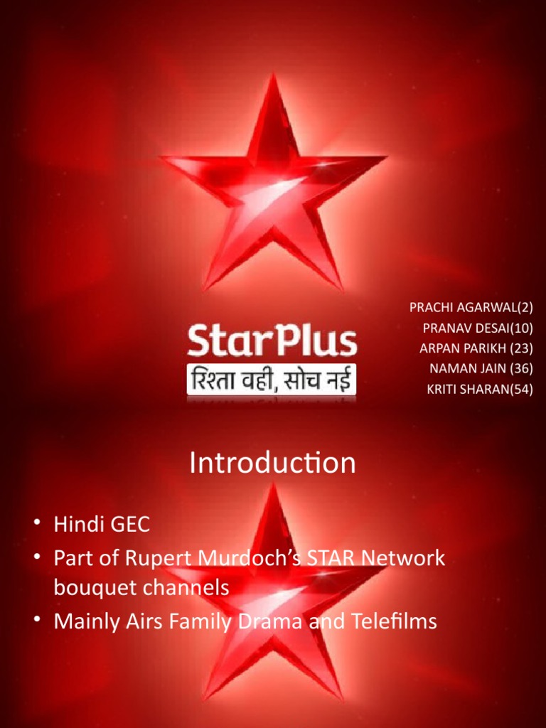 Star Plus: Evolution and Recovery Strategies | PDF | Television ...