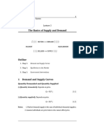 The Basics of Supply and Demand