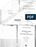 Introduccion A Los Estudios Politicos. Mario Justo Lopez PDF