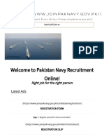 Join Pakistan Navy Online