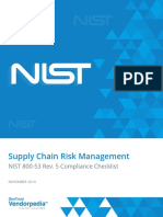 Supply Chain Risk Management: NIST 800-53 Rev. 5 Compliance Checklist