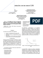 Informe Sensor LDR