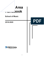 Voice Area Handbook: School of Music